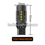 LED Дневни 2 броя - W21W / T20 / 7440 - Висок клас